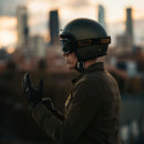 DMD Retro Metallic Open Motorcycle Helmet  - Customhoj