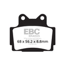 EBC Brake Pads Yamaha FZ 400 1996 EBC V-Pad Semi Sintered Rear Brake Pads for Yamaha Customhoj