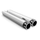 Freedom Performance 4" Slip-On Mufflers for Indian 14-21 Chief / Chrome / Black Eagle End Caps  - Customhoj