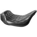Le Pera Sprocket Solo Seat for Harley 08-25 Touring (excl. 23-25 CVO; 24-25 Road Glide / Street Glide) / Diamond Black  - Customhoj