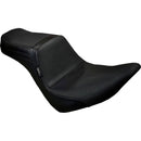 Le Pera Tailwhip 2-Up Seat for Harley 18-25 Softail Sport Glide & Low Rider / S / ST / Basketweave Black  - Customhoj