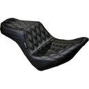 Le Pera Tailwhip 2-Up Seat for Harley 18-25 Softail Sport Glide & Low Rider / S / ST / Double Diamond Black  - Customhoj