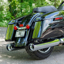 S&S 4.5" MK45 Performance Slip-On Mufflers for Harley 17-24 Touring / Chrome / Chrome Thruster