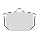 SBS Street Carbon Tech Organic Brake Pads Rear for Harley 82-E87 XL Sportster (Replaces OEM: 44209-82A)