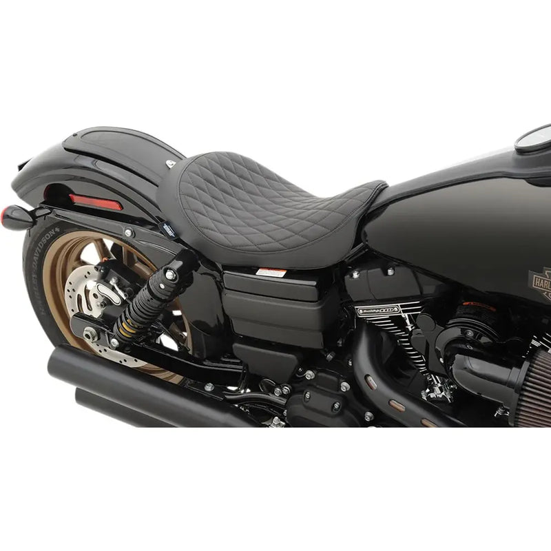 Drag Specialties Laag profiel solo zadel voor Harley