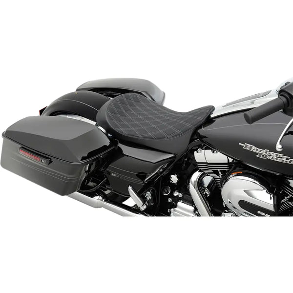 Drag Specialties EZ-ON Low Profile Solo-zadel voor Harley