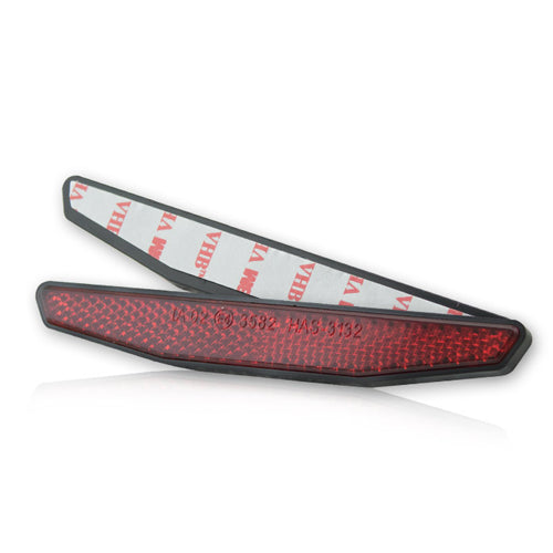 Zelfklevende reflector voor motorfietsen