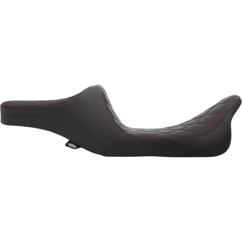 Drag Specialties Predator III 2-Up-zadel voor Harley
