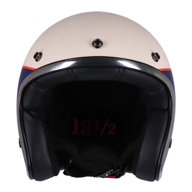 13 1/2 Skull Bucket Open Motorcycle Helmet  - Customhoj
