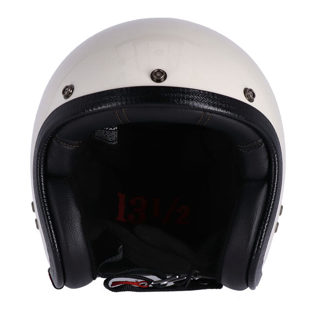 13 1/2 Skull Bucket Open Motorcycle Helmet