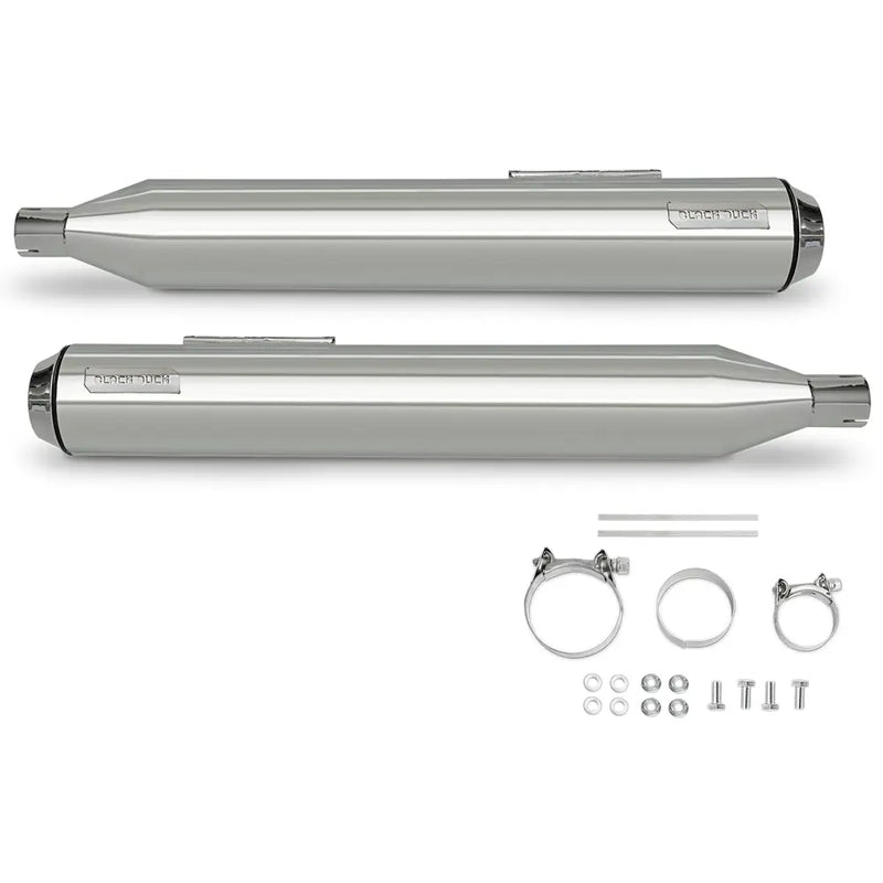 Zwarte Eend Bombardier EC Euro Approved Slip-On Mufflers voor Harley