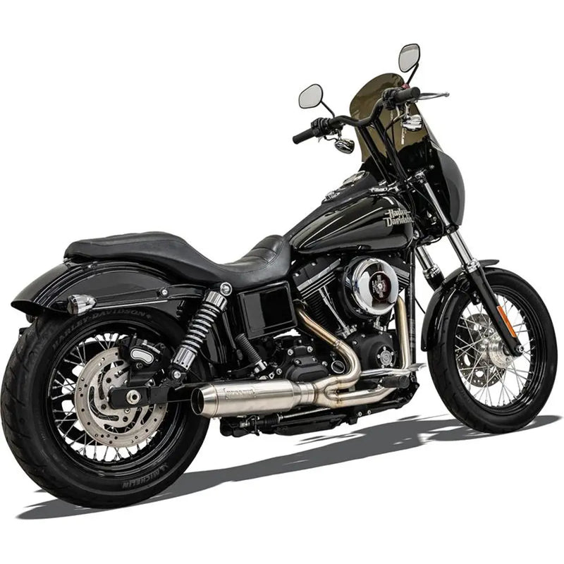 Bassani Ripper Super Bike 2-into-1 Roestvrij Uitlaatsysteem voor Harley