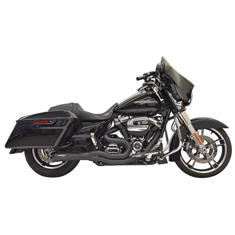 Bassani Road Rage II 2-into-1 uitlaatsysteem voor Harley