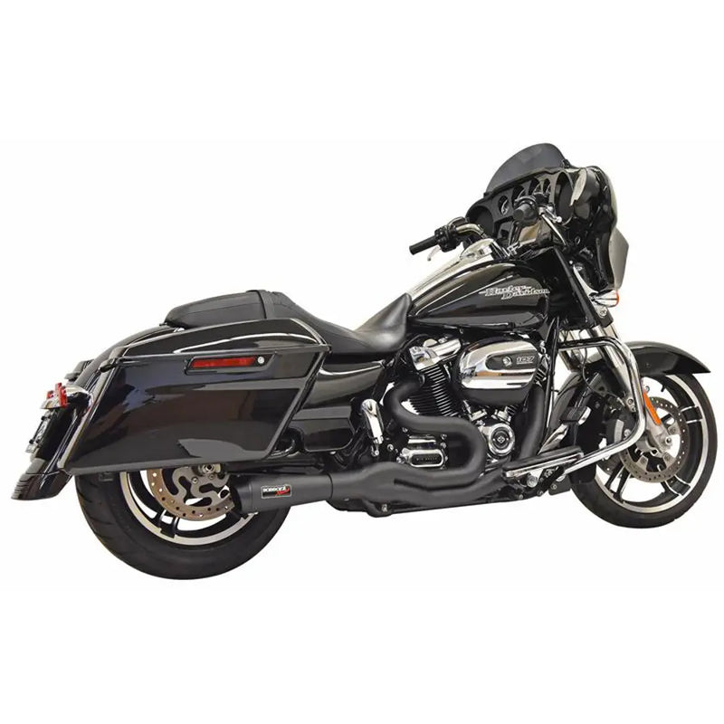Bassani Road Rage II 2-into-1 uitlaatsysteem voor Harley