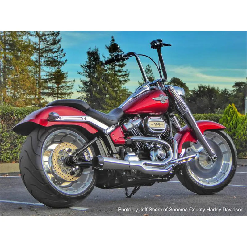 Bassani Road Rage II 2-into-1 uitlaatsysteem voor Harley