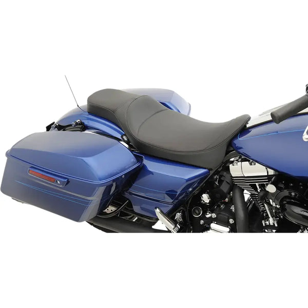 Drag Specialties Predator 2-Up Extended Reach Seat voor Harley