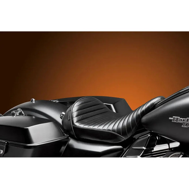 Le Pera Stubs Cafe Solo-zadel voor Harley
