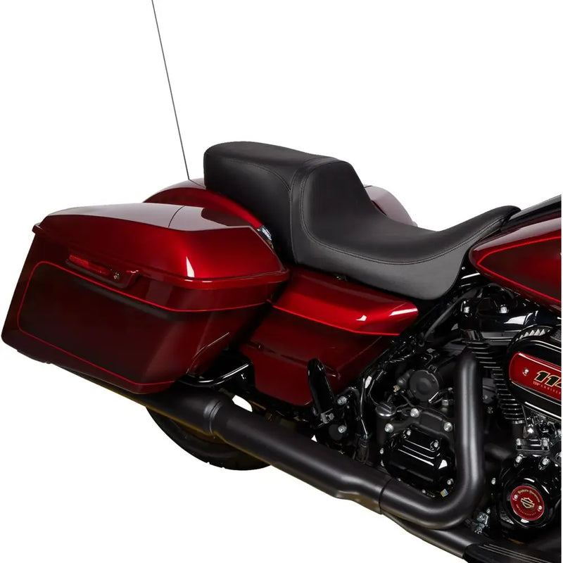 Drag Specialties Performance Predator 2-Up-zadel voor Harley