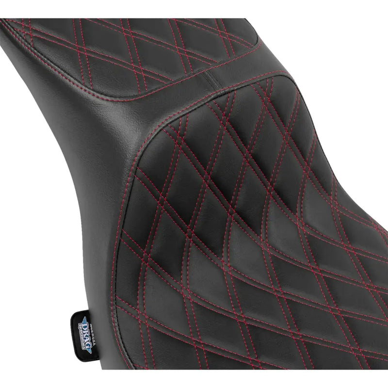 Drag Specialties Performance Predator 2-Up-zadel voor Harley