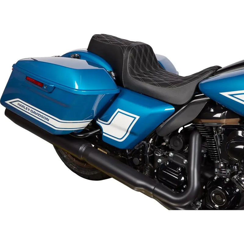 Drag Specialties Performance Predator 1-Up-zadel voor Harley