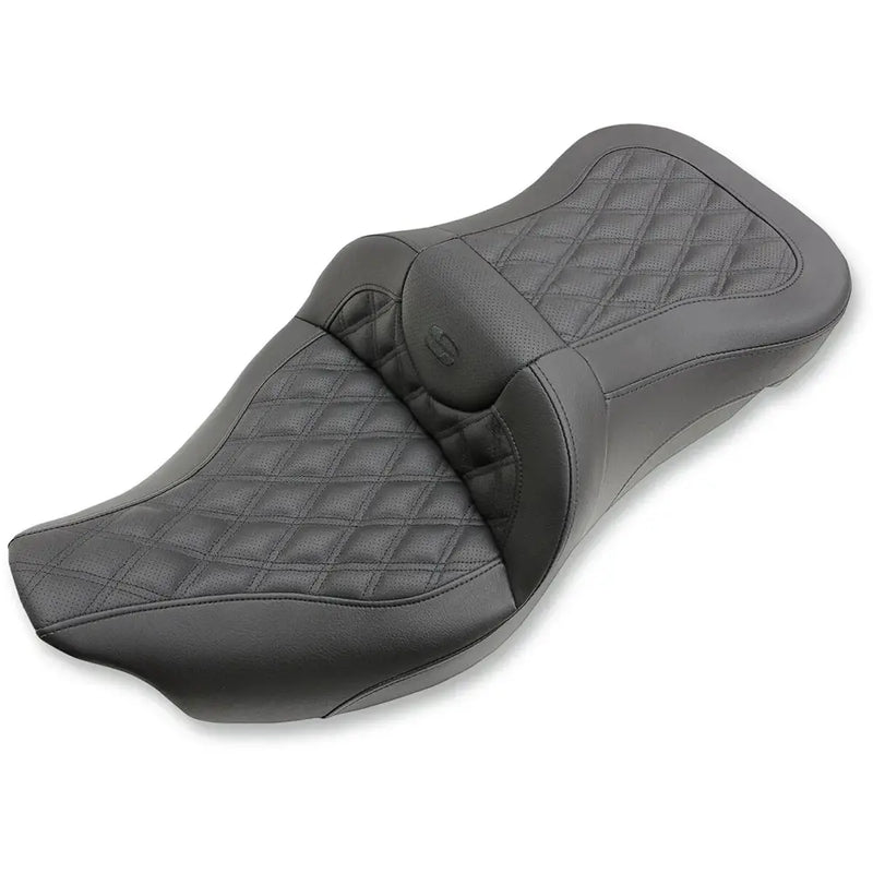 Saddlemen Roadsofa Verlengde Reach Lattice Stitch Zadel voor Harley