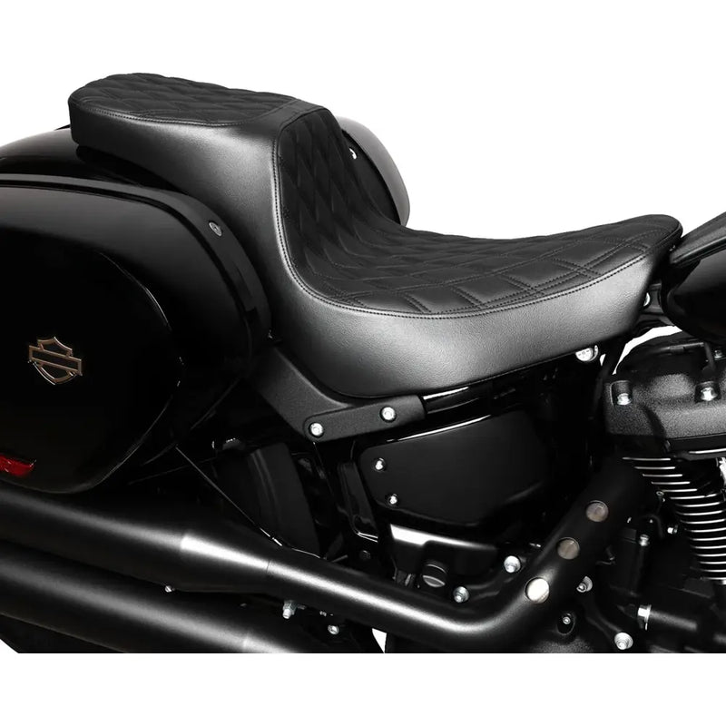 Drag Specialties Performance Predator 2-Up-zadel voor Harley