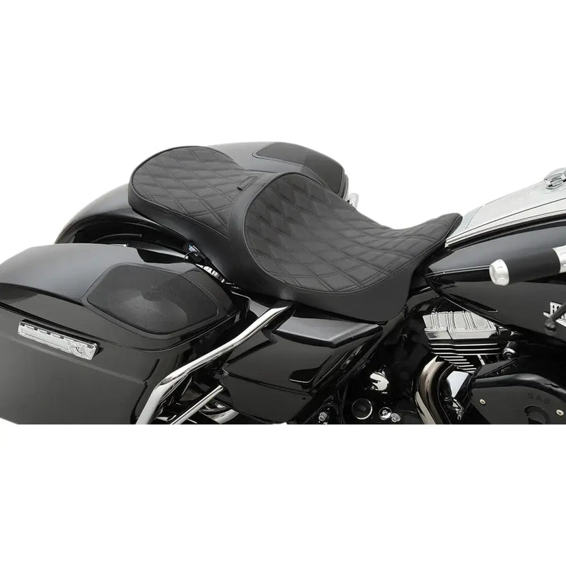 Drag Specialties Laag profiel Touring Zadel voor Harley