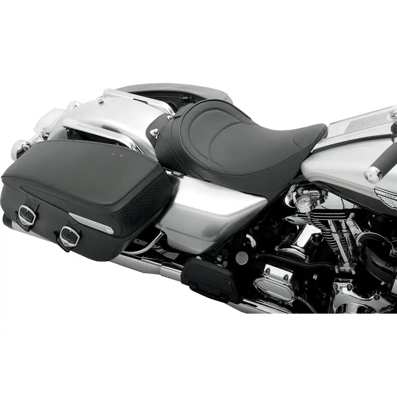Drag Specialties Rugsteun met opbergvak voor Harley-solo-zadel