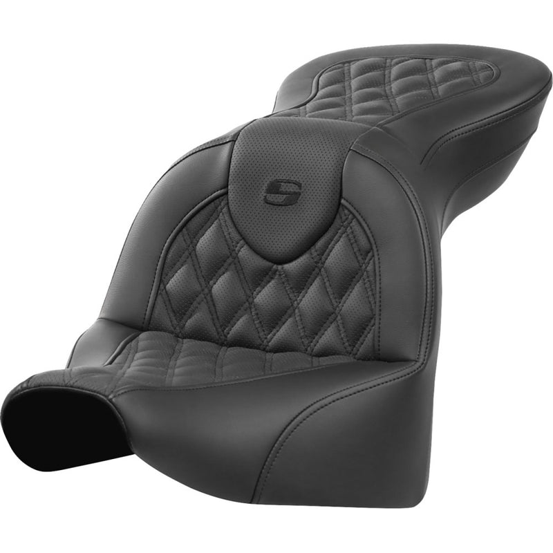 Saddlemen Roadsofa Lattice Stitch Zadel voor Harley
