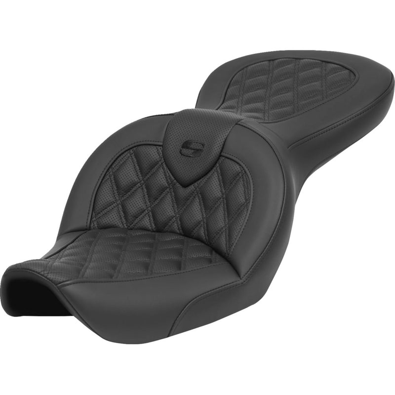 Saddlemen Roadsofa Lattice Stitch Zadel voor Harley