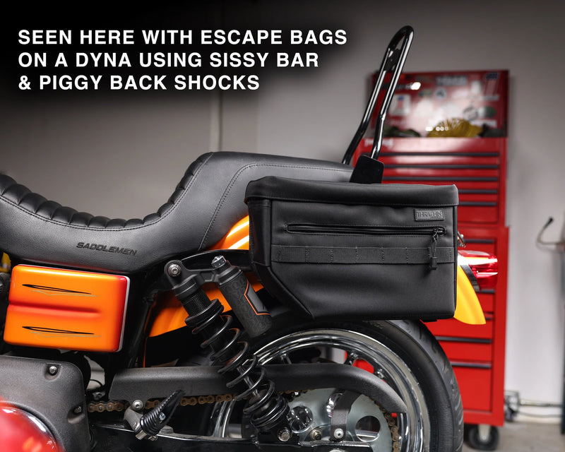 Thrashin Supply harde zadeltasbeugels voor Harley