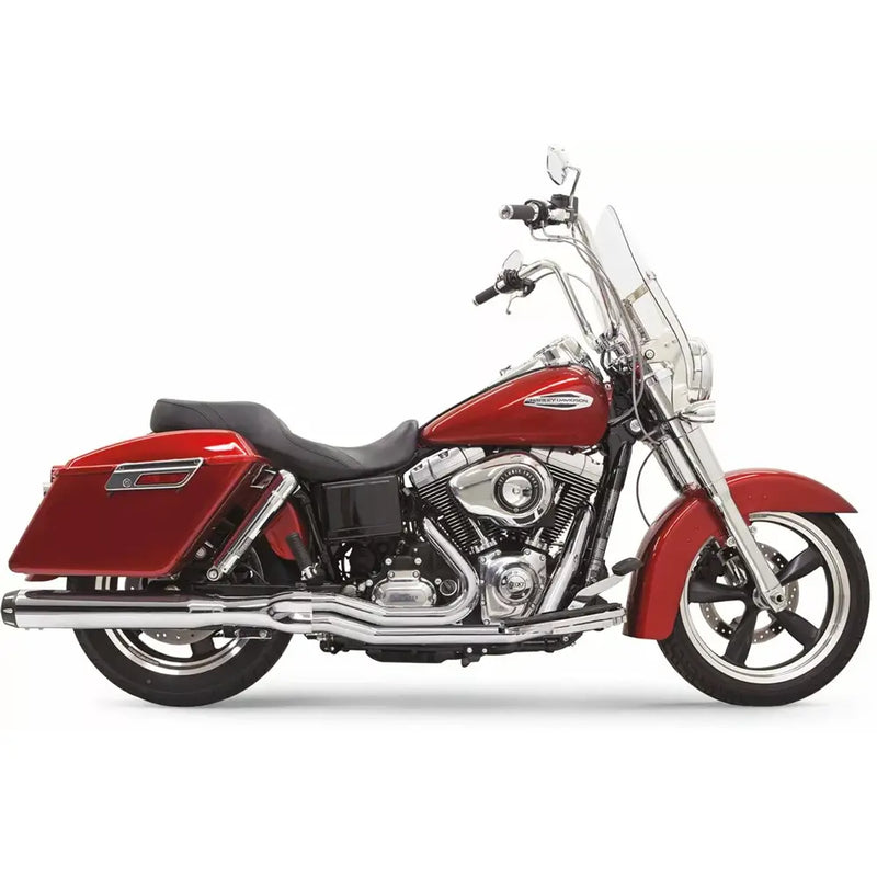 Bassani Road Rage Straight Can 2-into-1 Uitlaatsysteem voor Harley