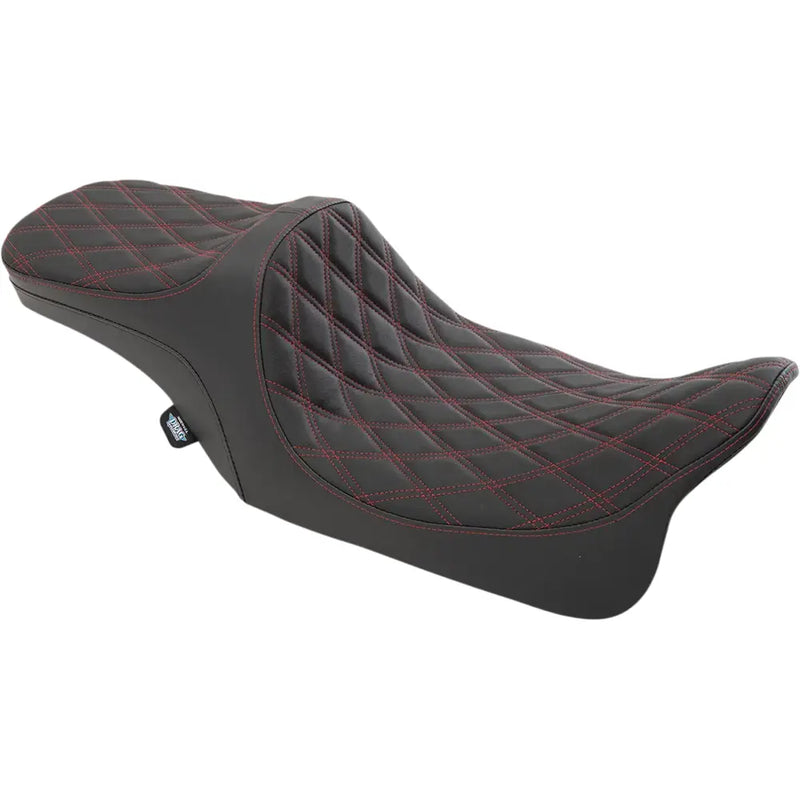 Drag Specialties Predator III 2-Up-zadel voor Harley