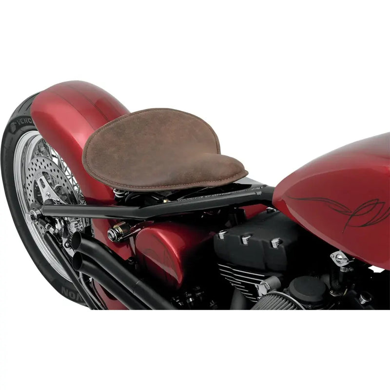 Drag Specialties Grote, lage solo-motorfietszadel met veren