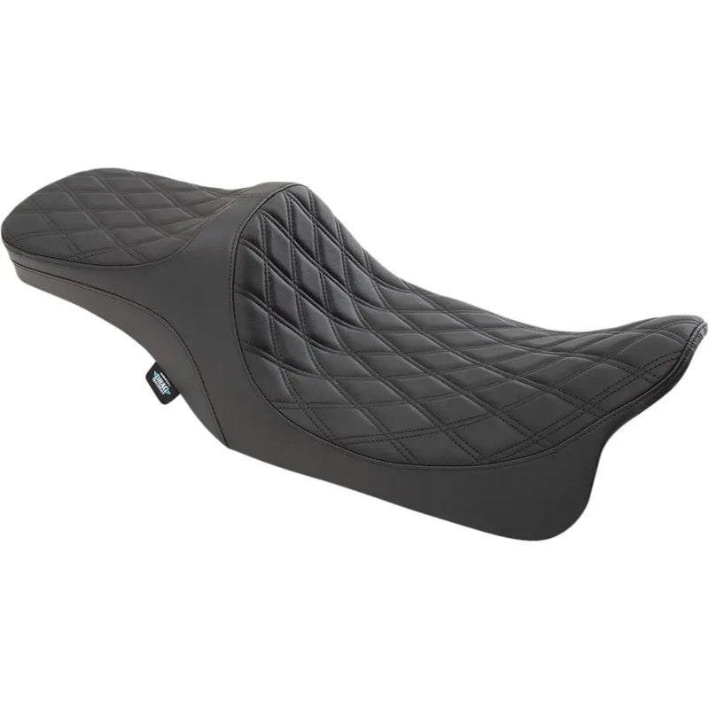 Drag Specialties Predator III 2-Up-zadel voor Harley