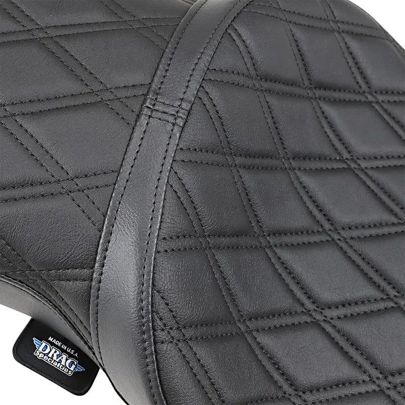 Drag Specialties Double Bucket 2-Up-zadel voor Harley