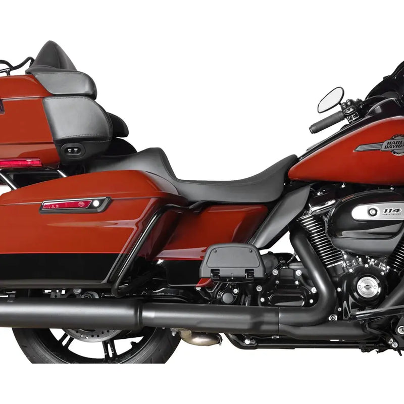 Drag Specialties Predator III 2-Up Extended Reach Seat voor Harley