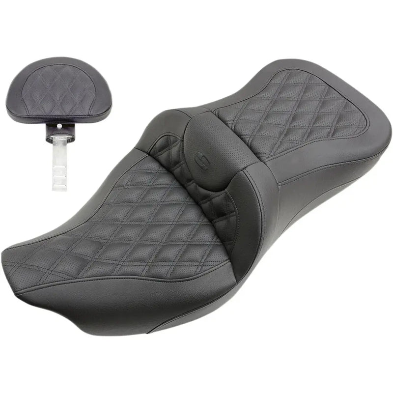 Saddlemen Roadsofa Lattice Stitch Zadel voor Harley