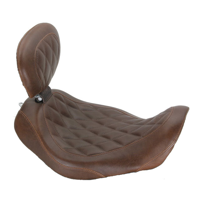 Mustang Brede Tripper Solo-zitting voor Harley