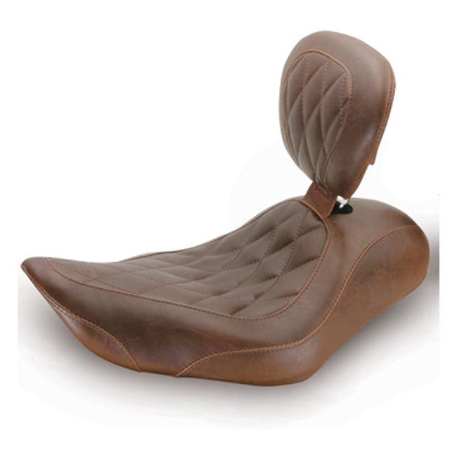 Mustang Brede Tripper Solo-zitting voor Harley