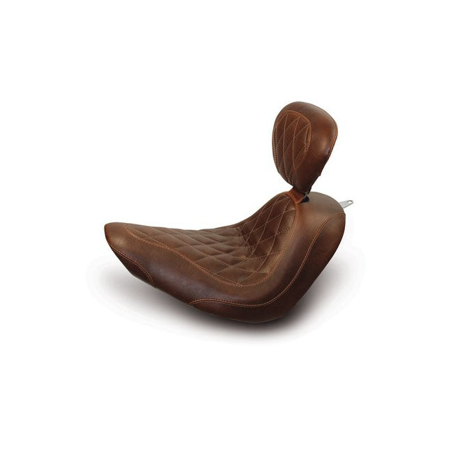 Mustang Brede Tripper Solo-zitting voor Harley