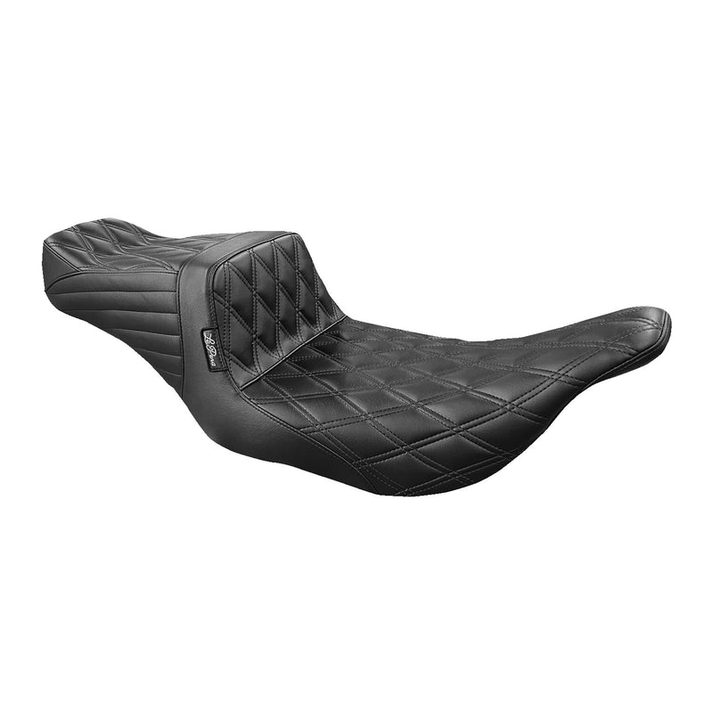 Le Pera Tailwhip 2-Up-zadel voor Harley
