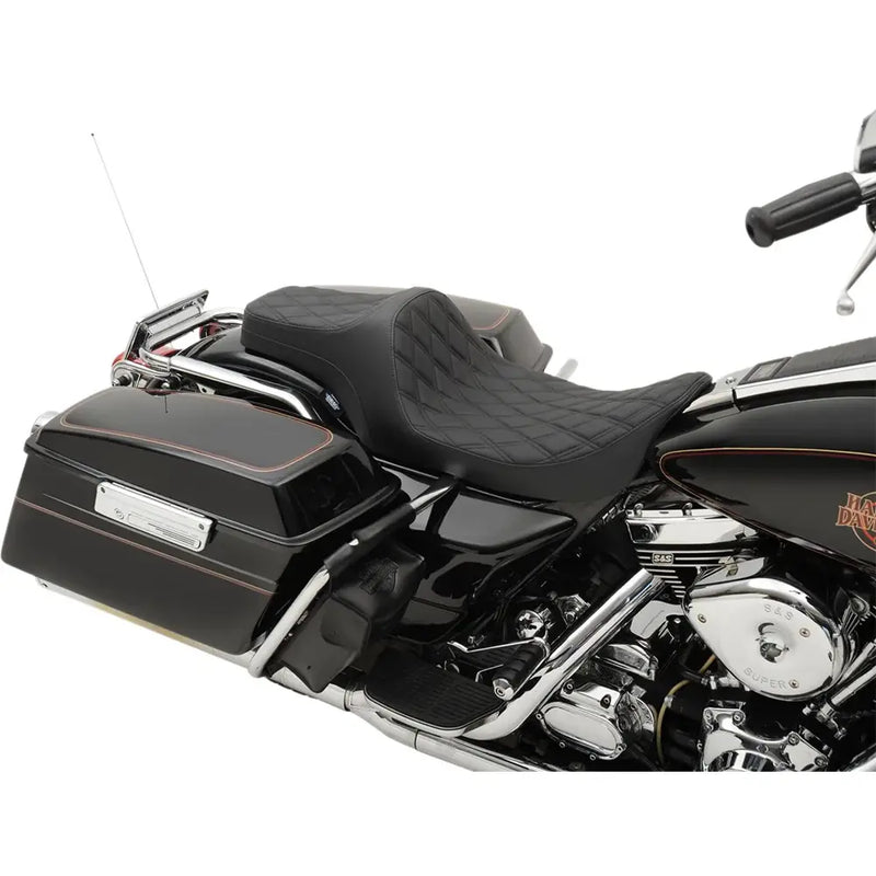 Drag Specialties Predator III-zadel voor Harley