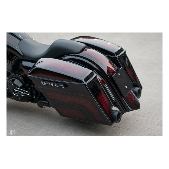Killer Custom 4" verlengde zadeltassen voor Harley