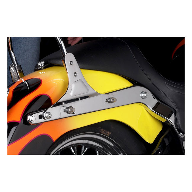 Cycle Visions Bareback Quick Release zadeltas systeem voor Harley