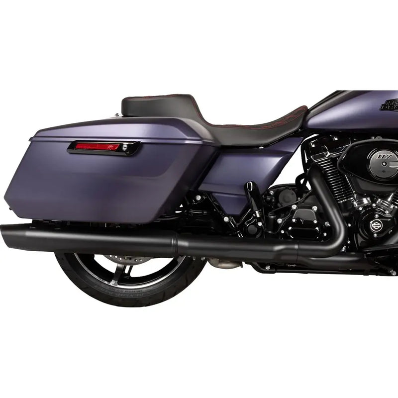 Drag Specialties Performance Predator 2-Up Extended Reach Seat voor Harley