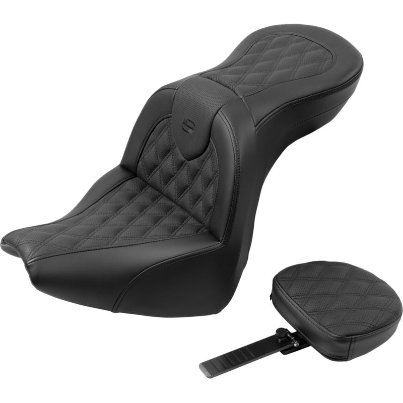Saddlemen Roadsofa Lattice Stitch Zadel voor Harley