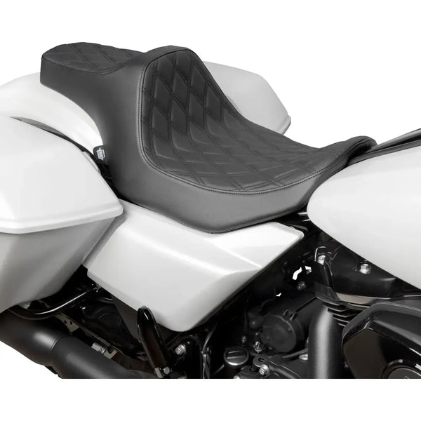 Drag Specialties Predator III-zadel voor Harley