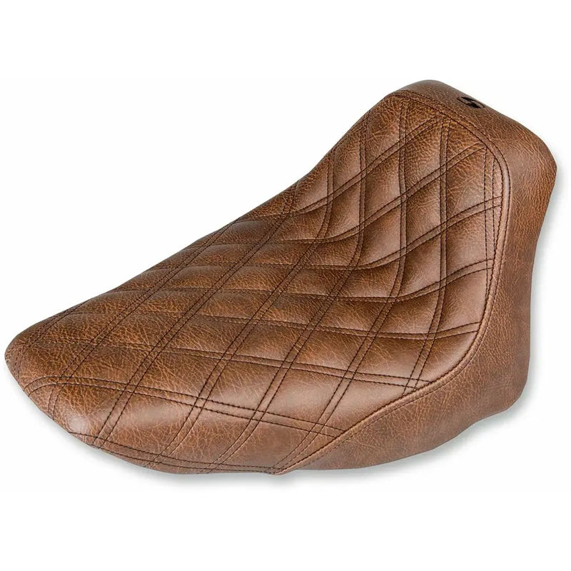 Zadelmakers Renegade Lattice Stitch Solo Zadel Voor Harley