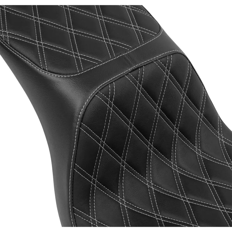 Drag Specialties Performance Predator 2-Up-zadel voor Harley